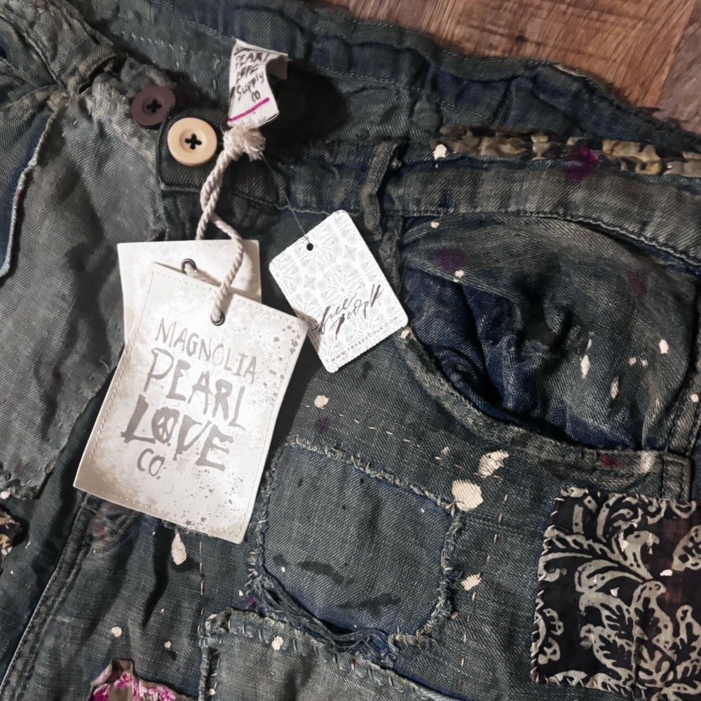 Magnolia Pearl x Free People Dani Patchwork Jeans - Picture 6 of 15